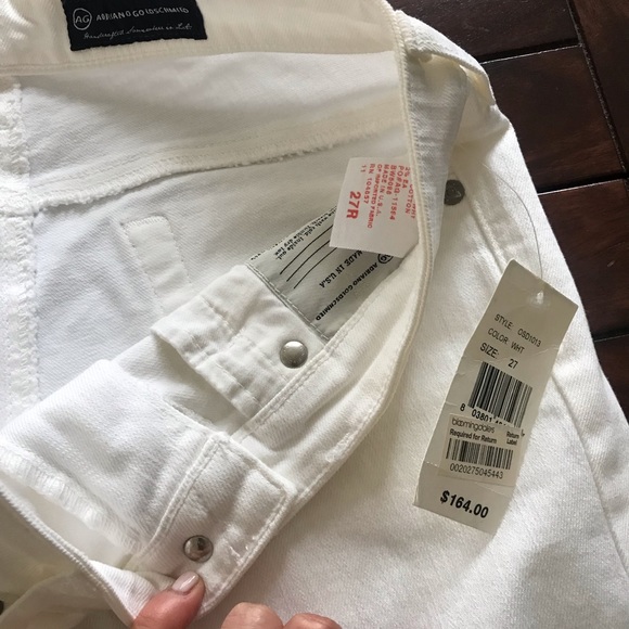 COPY - AG white Angel boot cut jeans NWT - Picture 3 of 4